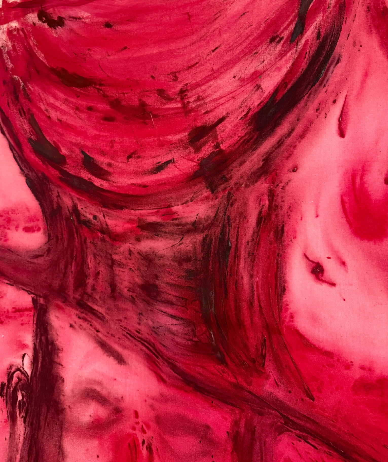 A Magician Carries Blood Moon Above His Head — detail 2
